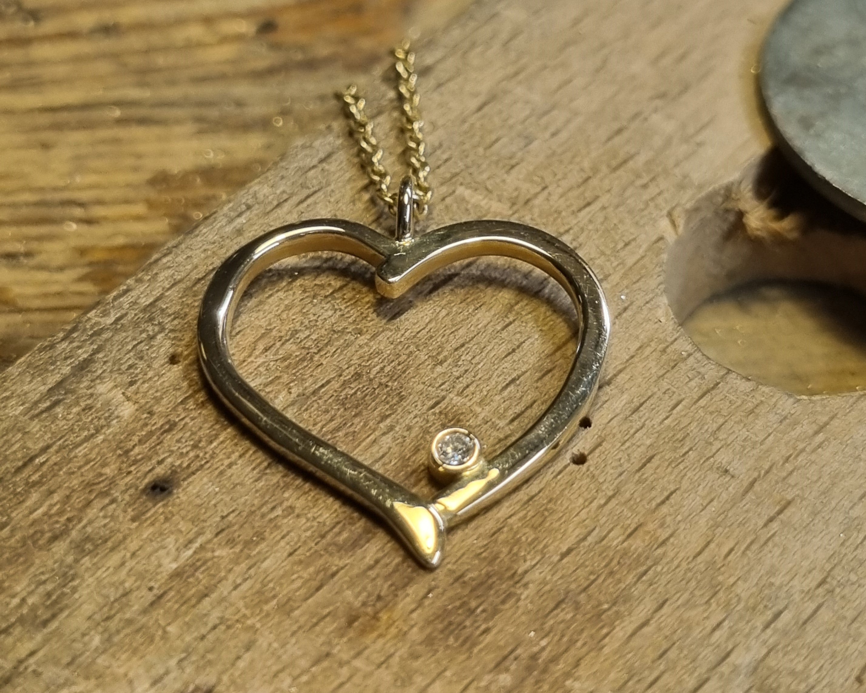 Guld vedhæng