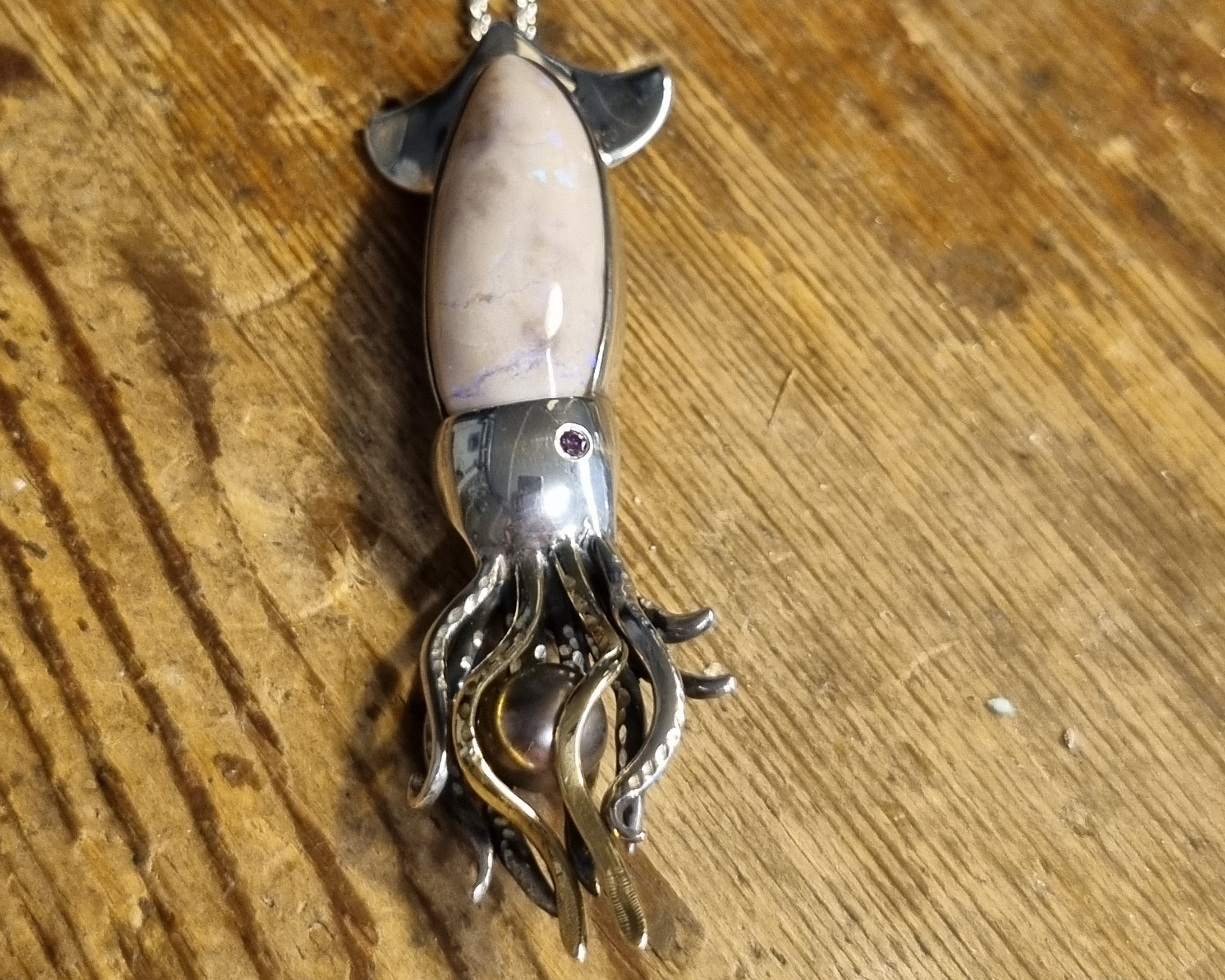 Sølv vedhæng/broche
