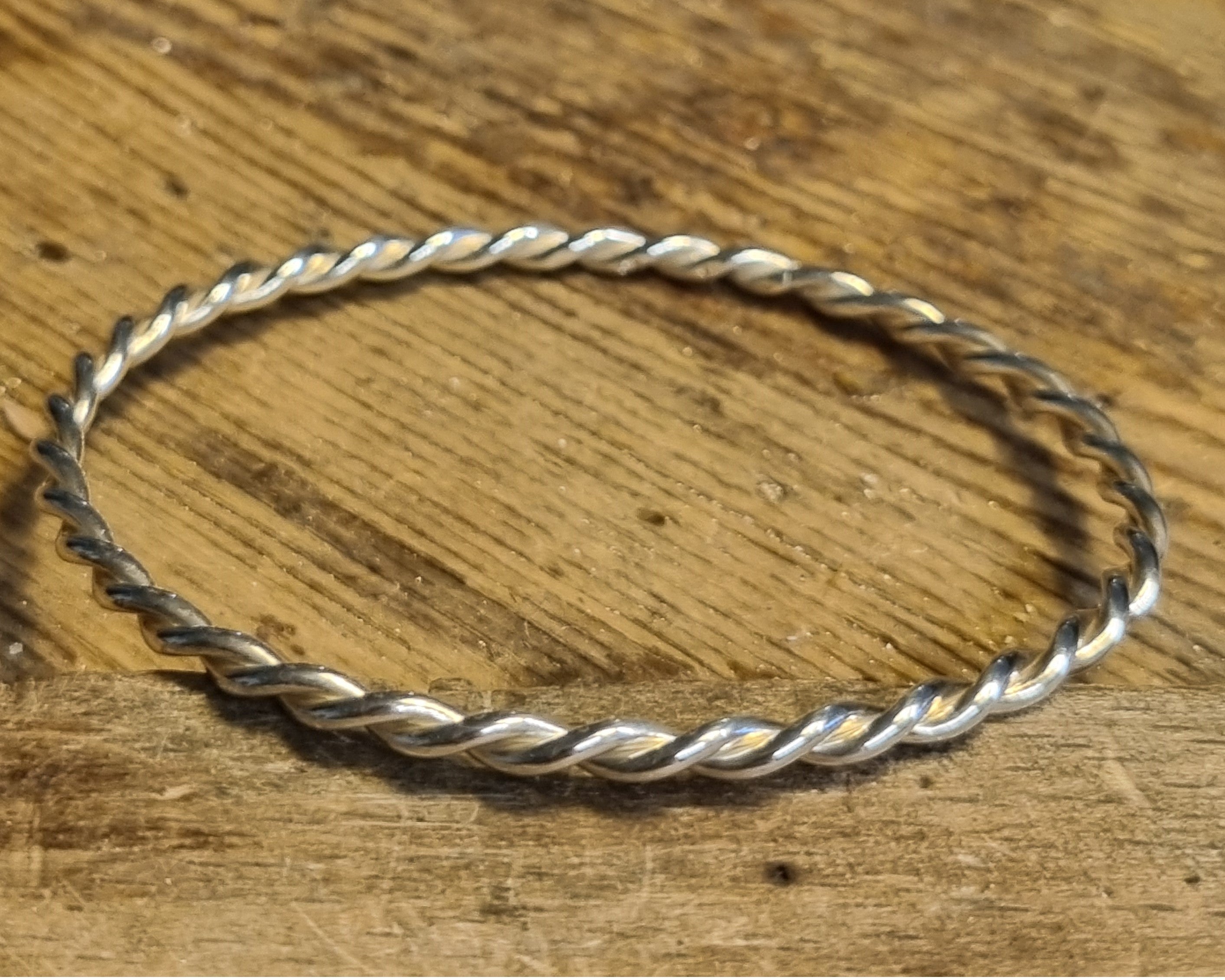 Sølv armring